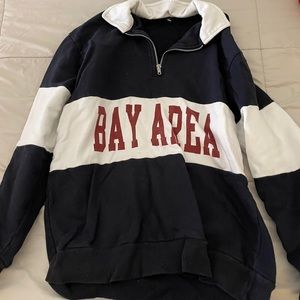 Brandy Melville Quarter Zip Sweater